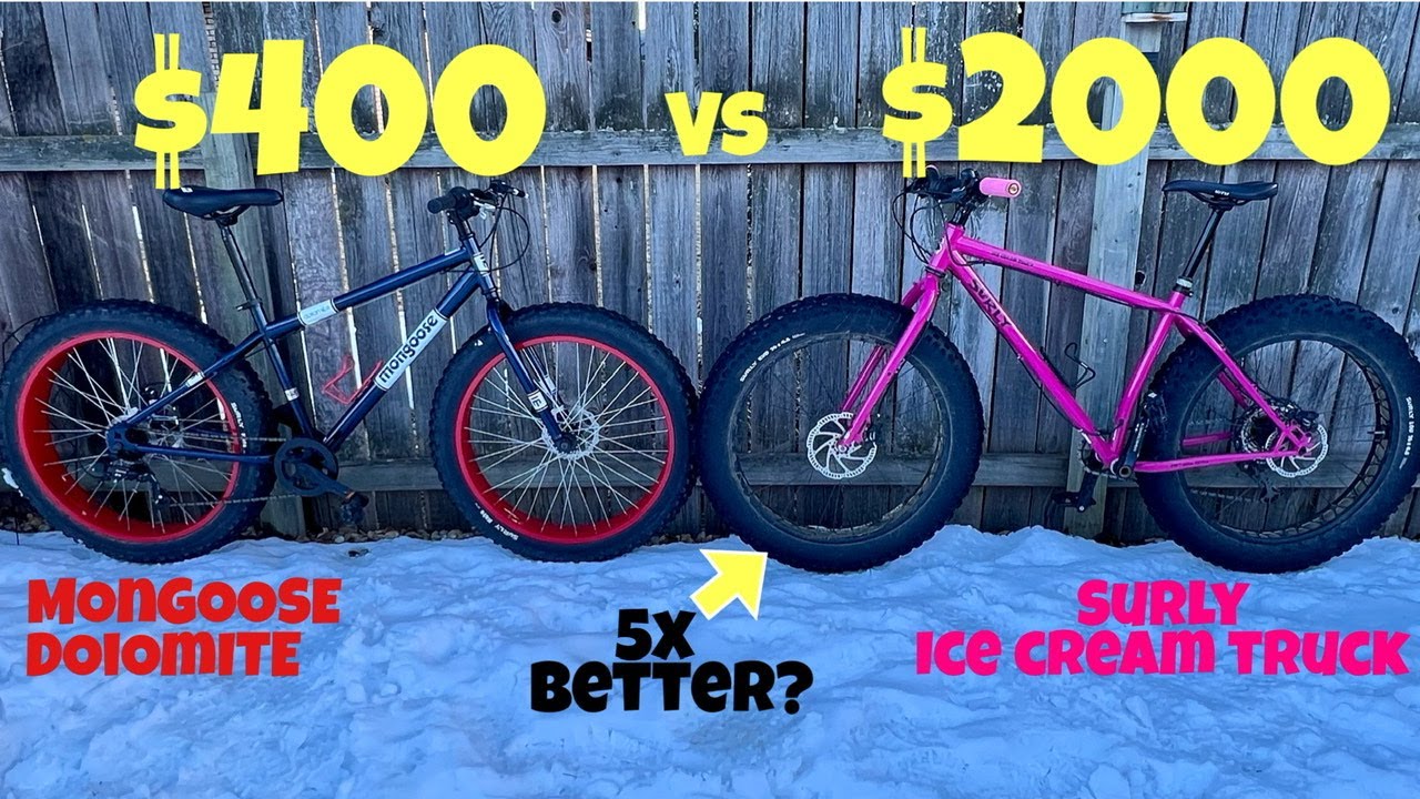 Cheap VS Expensive Bike | Surly Ice Cream Truck | Mongoose Dolomite