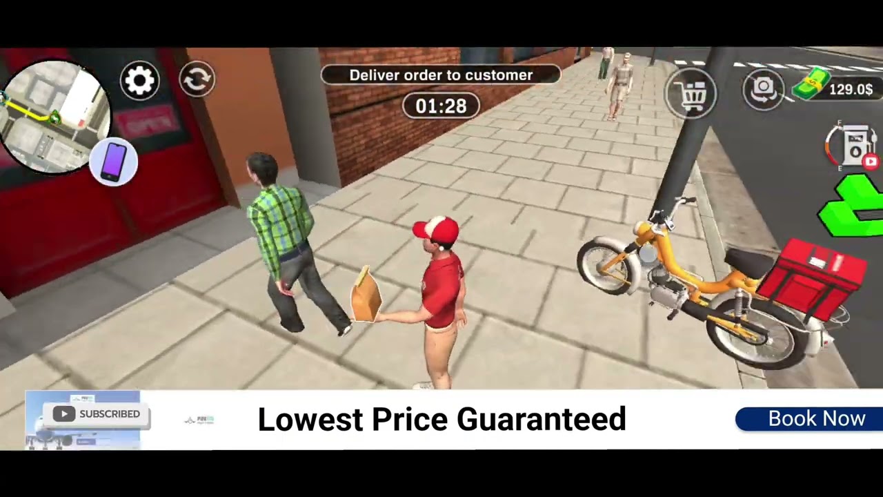 Zomato🤝swiggy food🍲 delivery gameplay #zomato #swiggy #foodlover #fooddelivery #gameplay 