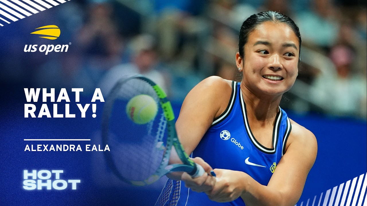 Alexandra Eala Wins STUNNING Point | Stars of the Open | 2026 US Open