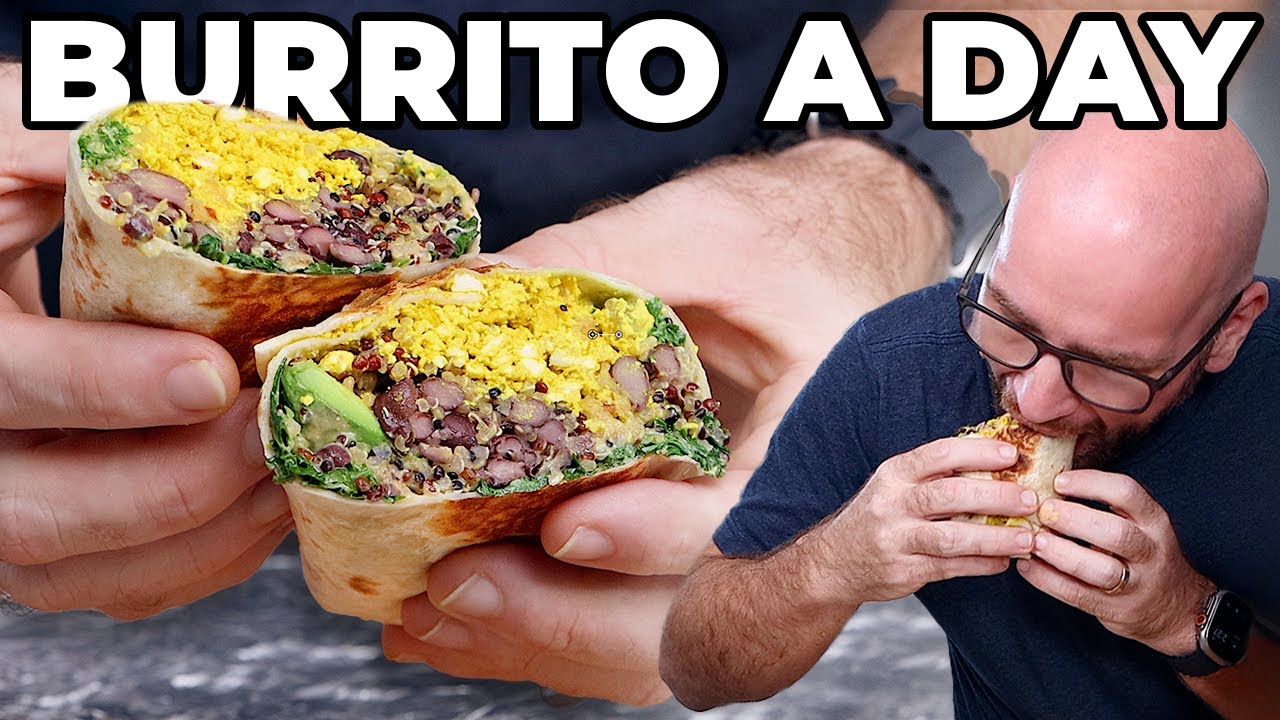 The Simple Veggie Burrito I can eat ALL YEAR