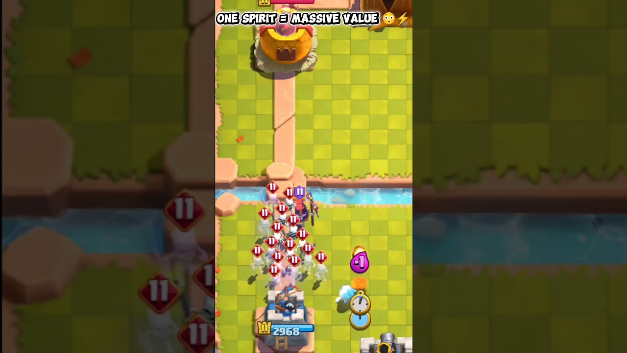 ONE SPIRIT = INSANE VALUE 😳⚡#clashroyale #shorts #trend #filters