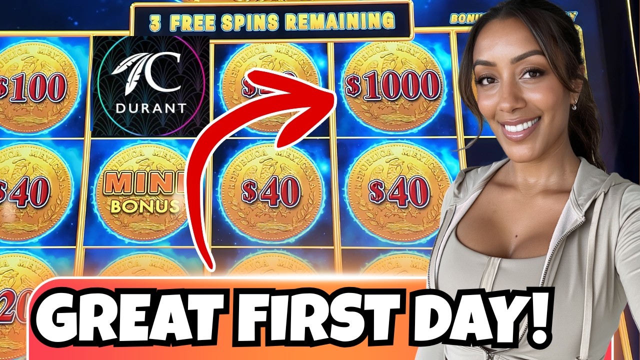 We HIT THE JACKPOT at Choctaw Casino on Day One!
