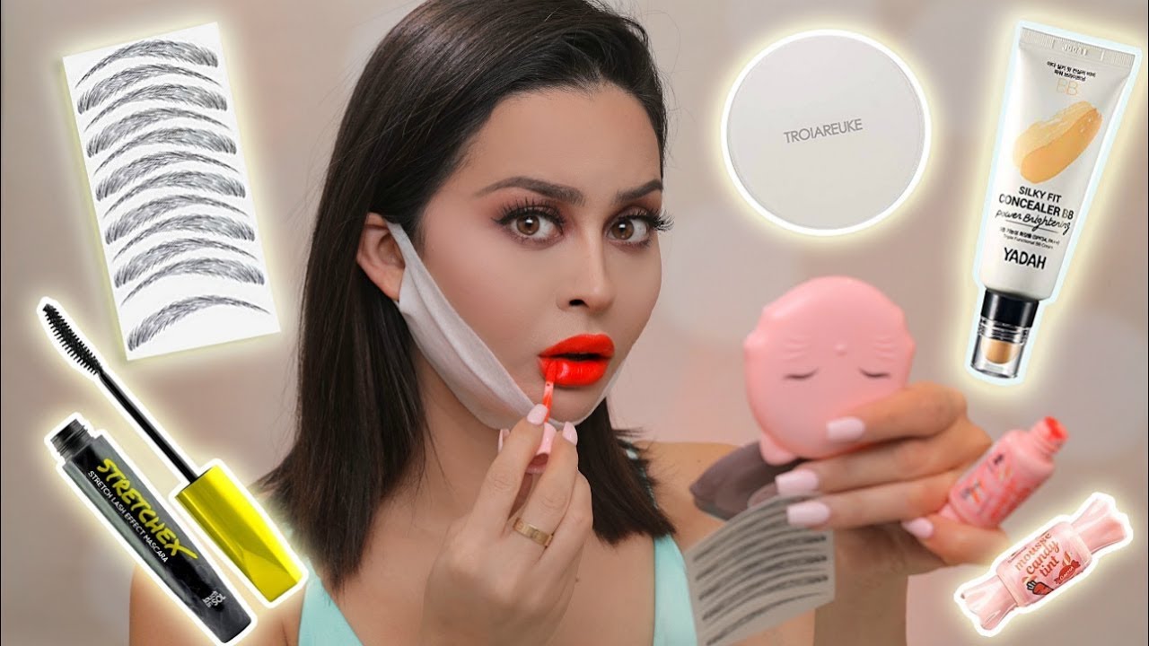 TRYING WEIRD KOREAN BEAUTY PRODUCTS