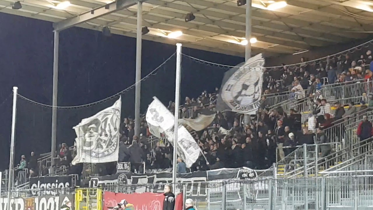 07.03.2018 VfR Aalen - Preußen Münster 0:0, Support, Ultras, Stimmung, Fanblock