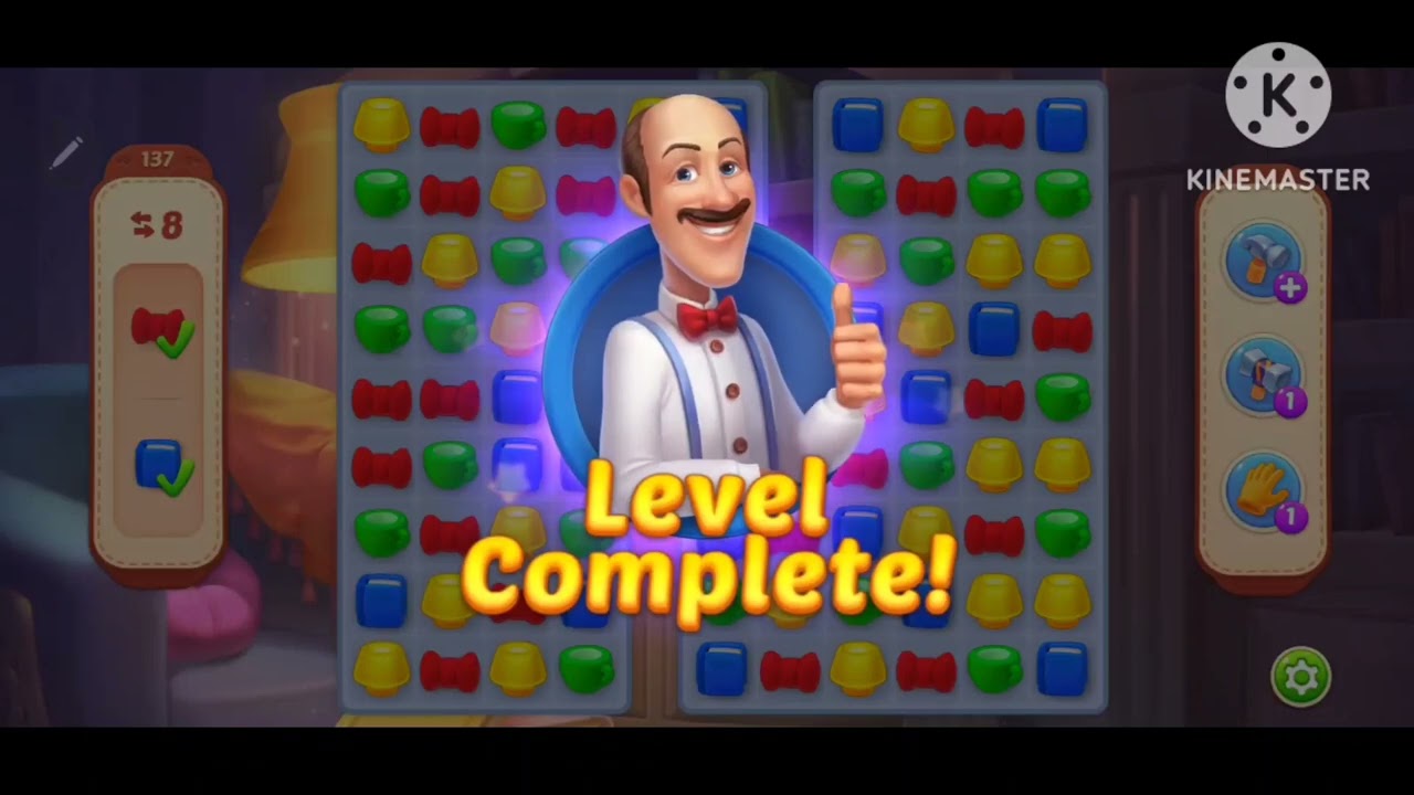 HOMESCAPES level 126-132 COMPLETED (GAMEPLAY]