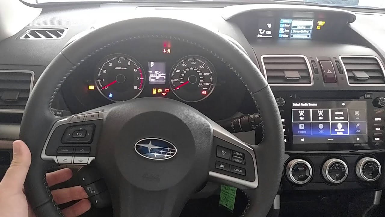 2016 Forester: How to set the time