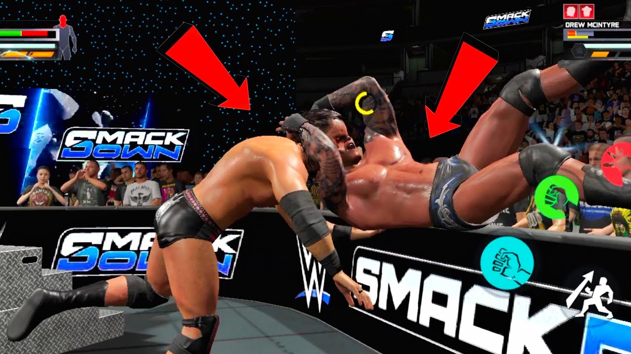 🔥 WWE 2K25 Netflix Edition Android – Randy Orton vs Drew McIntyre Gameplay! 🐍⚔️ Brutal Dream Match