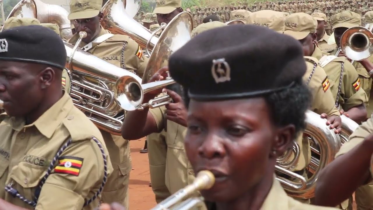 Uganda police band in kakumiro district