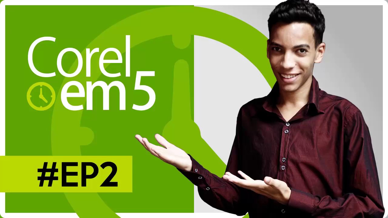 Corel em 5 - Ferramenta de Sombreamento | Por Júnior Miranda Festas