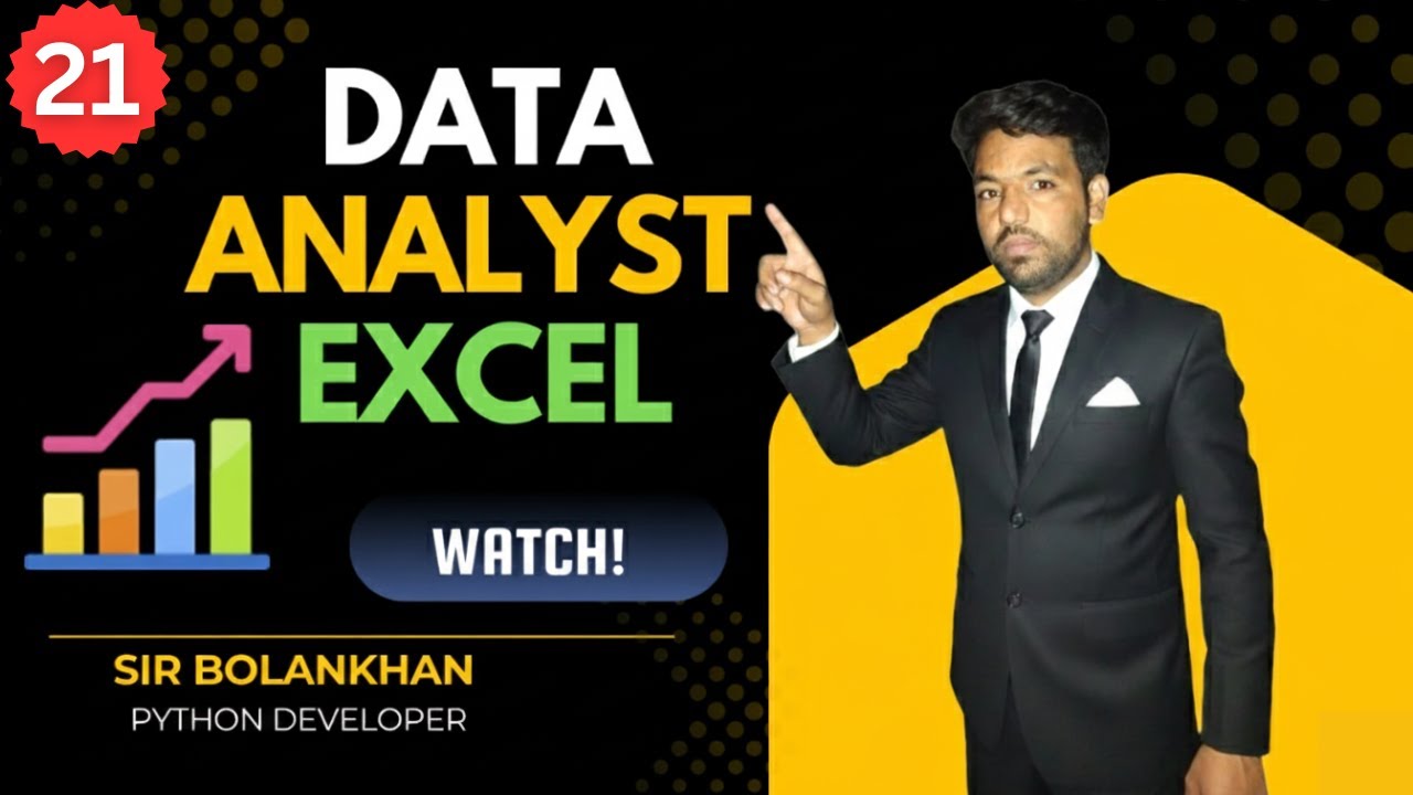 Weekly Mini Project & Data Summary in Excel | Data Analyst Practical Guide | Hindi/Urdu