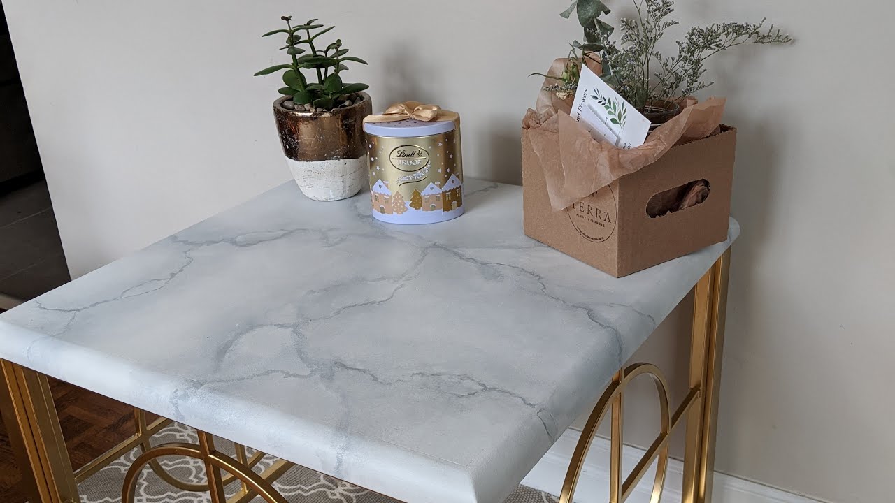 Faux-Marble Effect using Paint