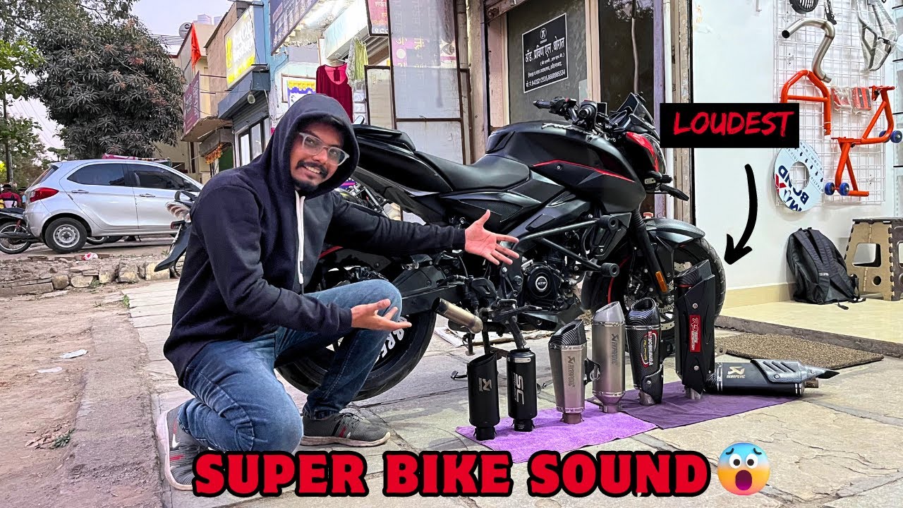 Best & Cheapest🔥| Loudest full system exhaust for NS 200🥵|@RevBreakerX