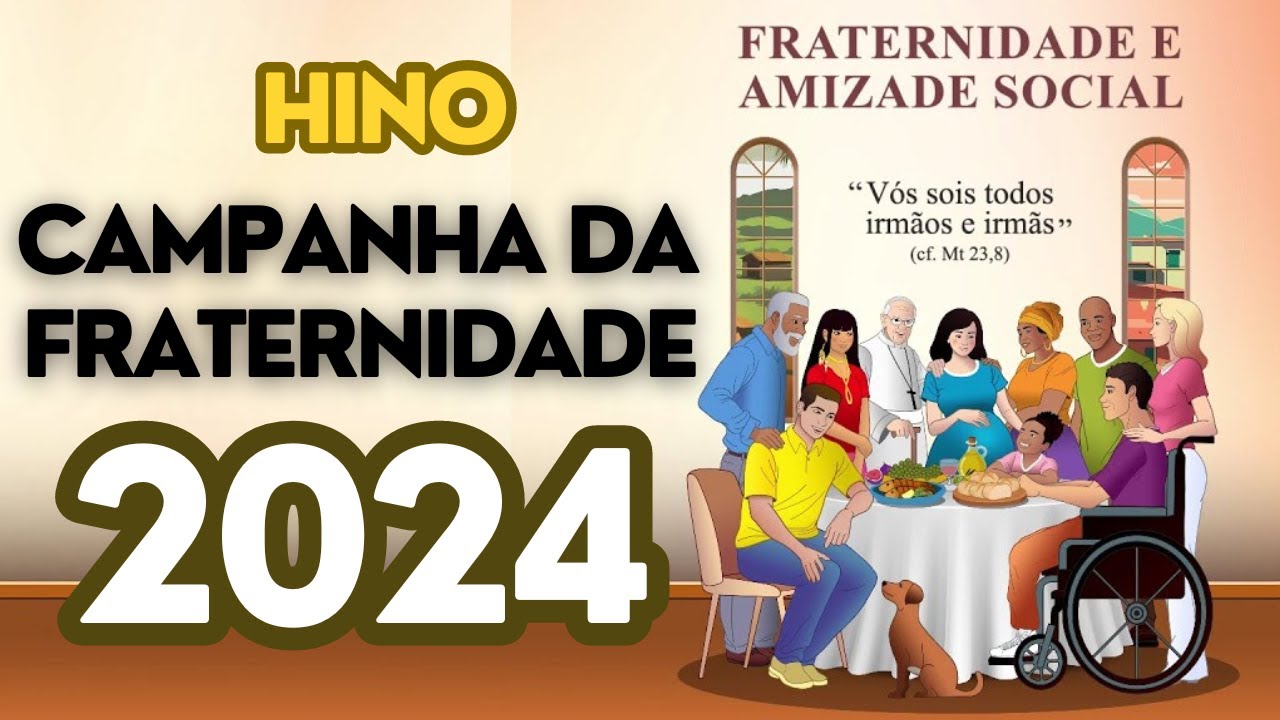 Tom mais baixo (Dó maior) - Hino da Campanha da Fraternidade 2024 (Em Dó maior) - tom mais baixo