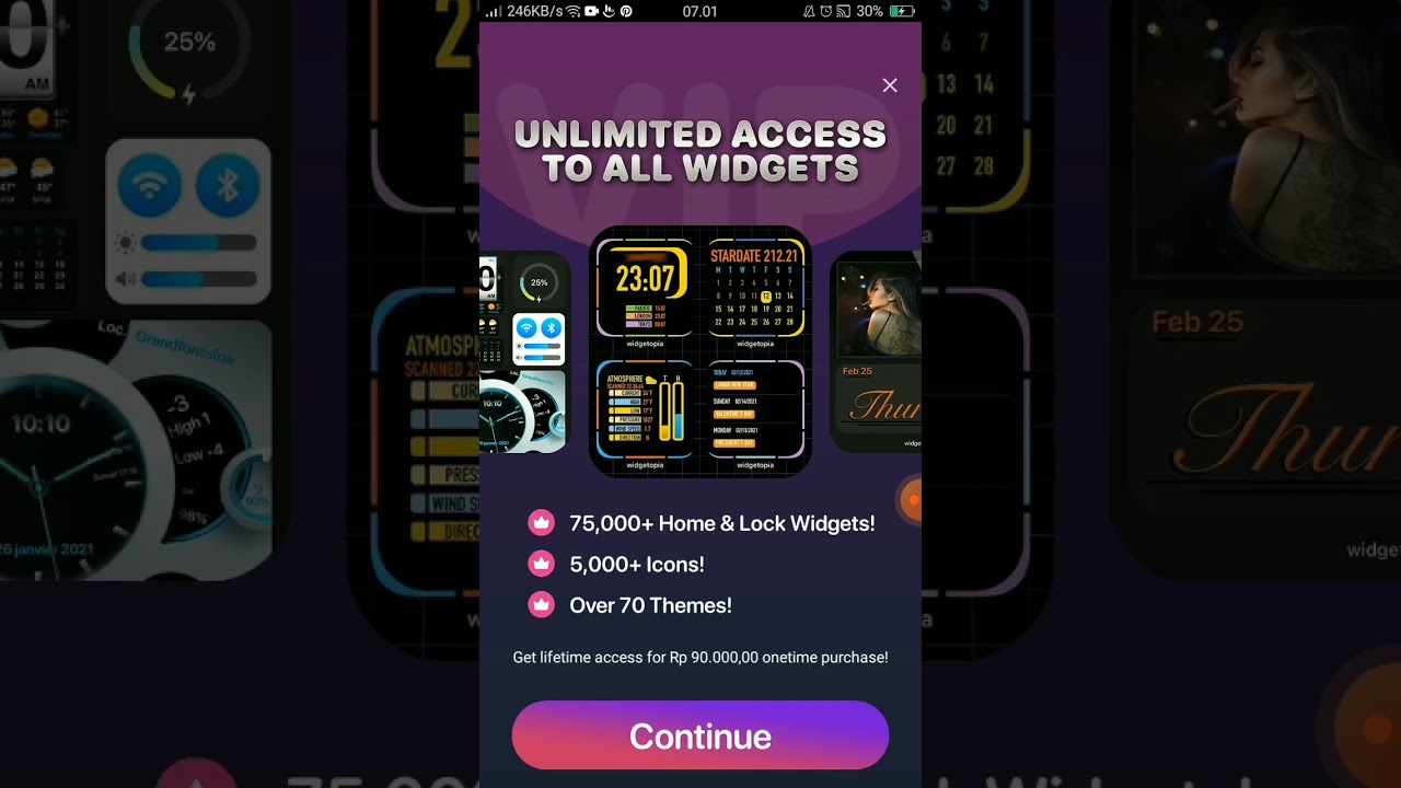 tutorial menanbahkan widget/widgetopia di hp oppo jadull
