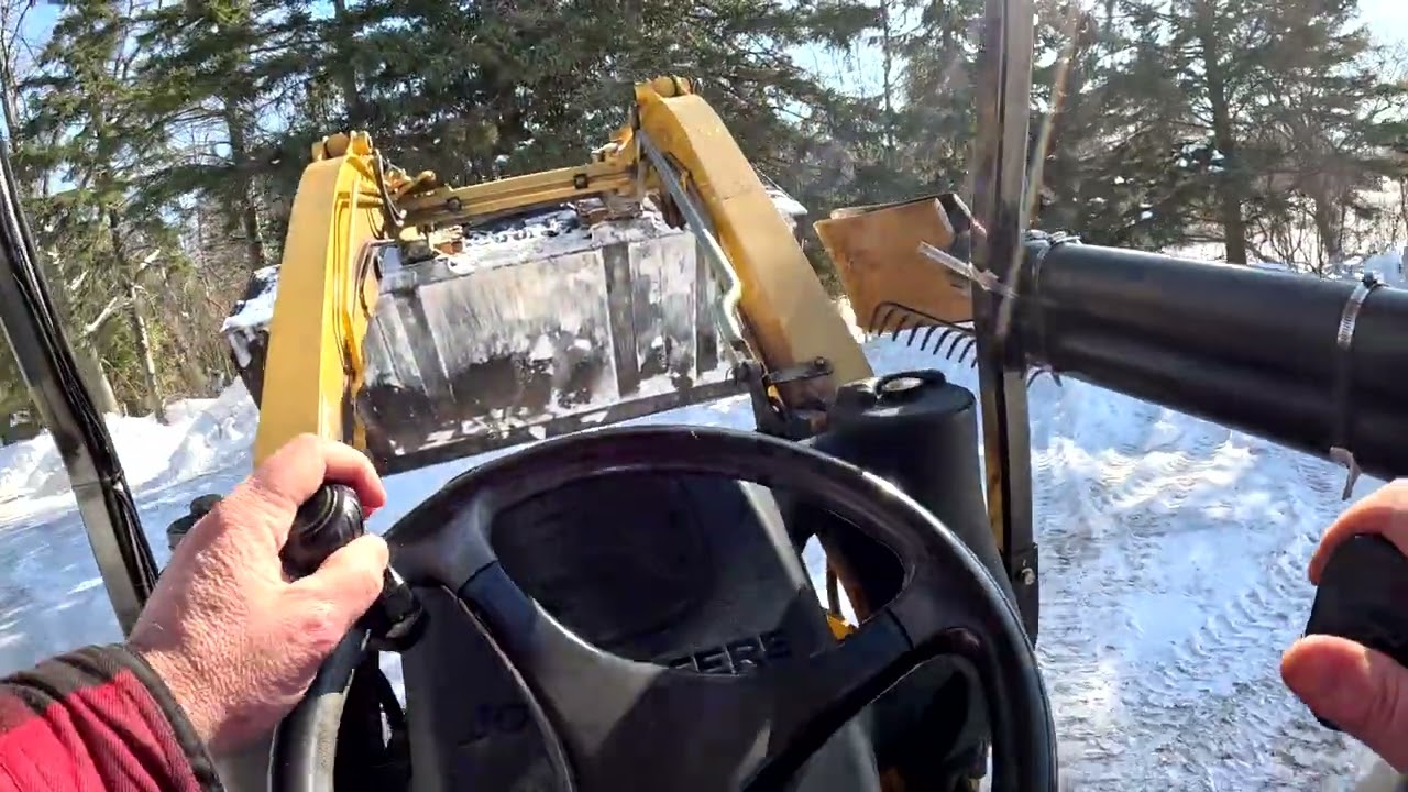 We need to move ice bergs with the 110tlb and the massive bucket