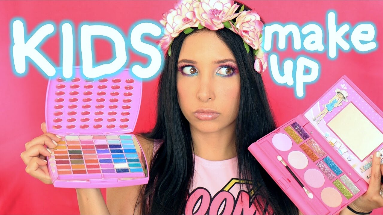 FULL FACE USING ONLY KIDS MAKEUP Challenge | Mar