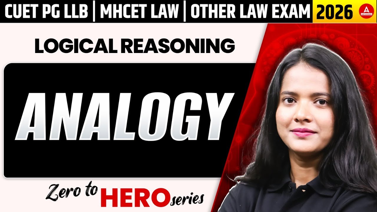Logical Reasoning - Analogy | CUET PG LLB & MHCET Law 2026 | CUET PG