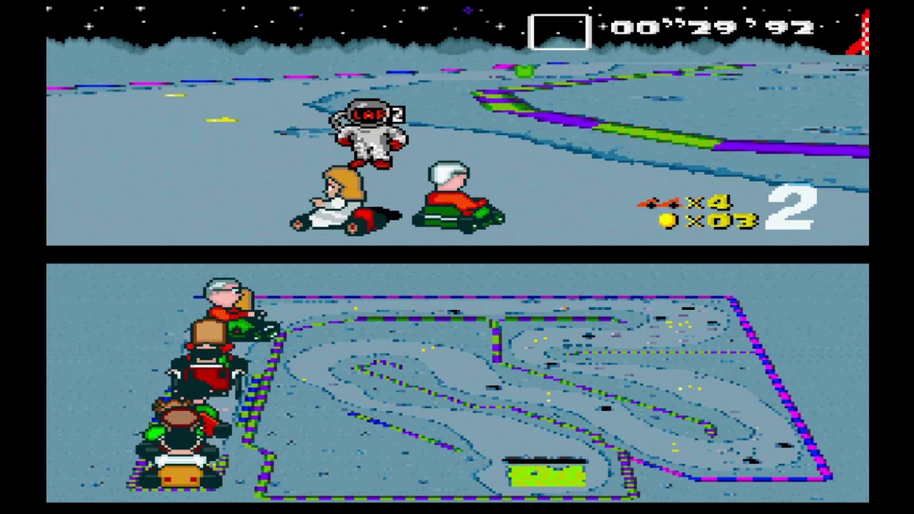 Super Baldy Kart Playthrough Hard Difficulty (1/4) Amber Cup