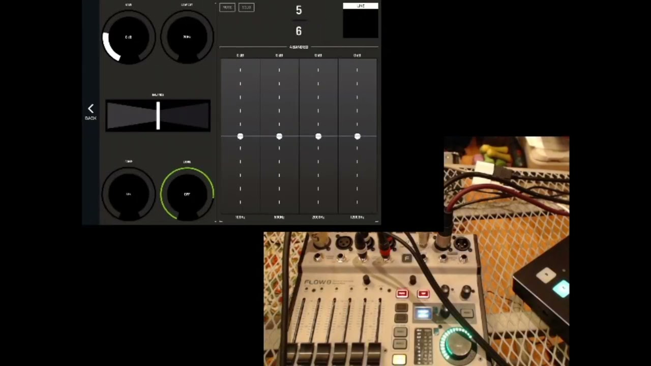 #Behringer Flow 8 #MONITOR 1/2 MIX  #PHONES MIX
