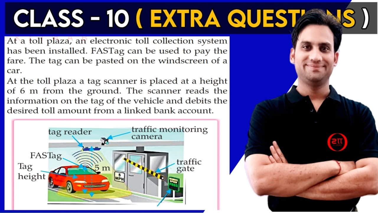 At a toll plaza, an electronic toll collection system has been installed. FASTag can be used to pay