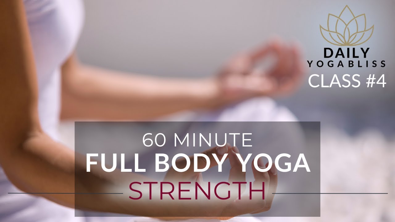 60-MIN YOGA WORKOUT / weight loss, full body toning, flexibility, belly fat / DailyYogaBliss Flow #4