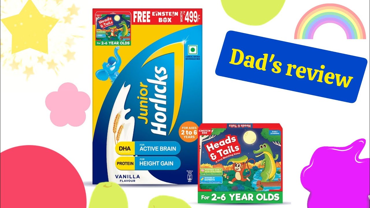 What's Inside the Free Einstein Box | Dad's Review | Junior Horlicks