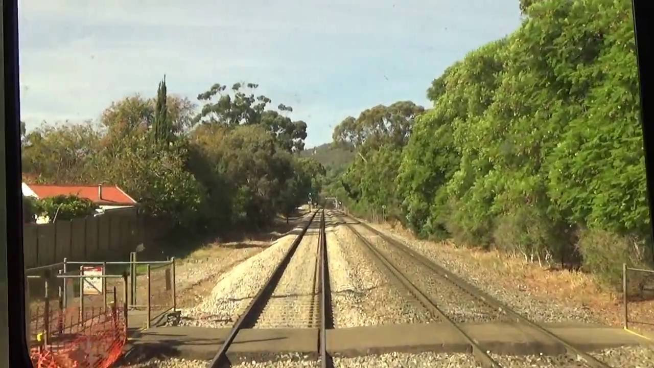 Adelaide Metro Belair Line Driving View Adelaide to Belair Station