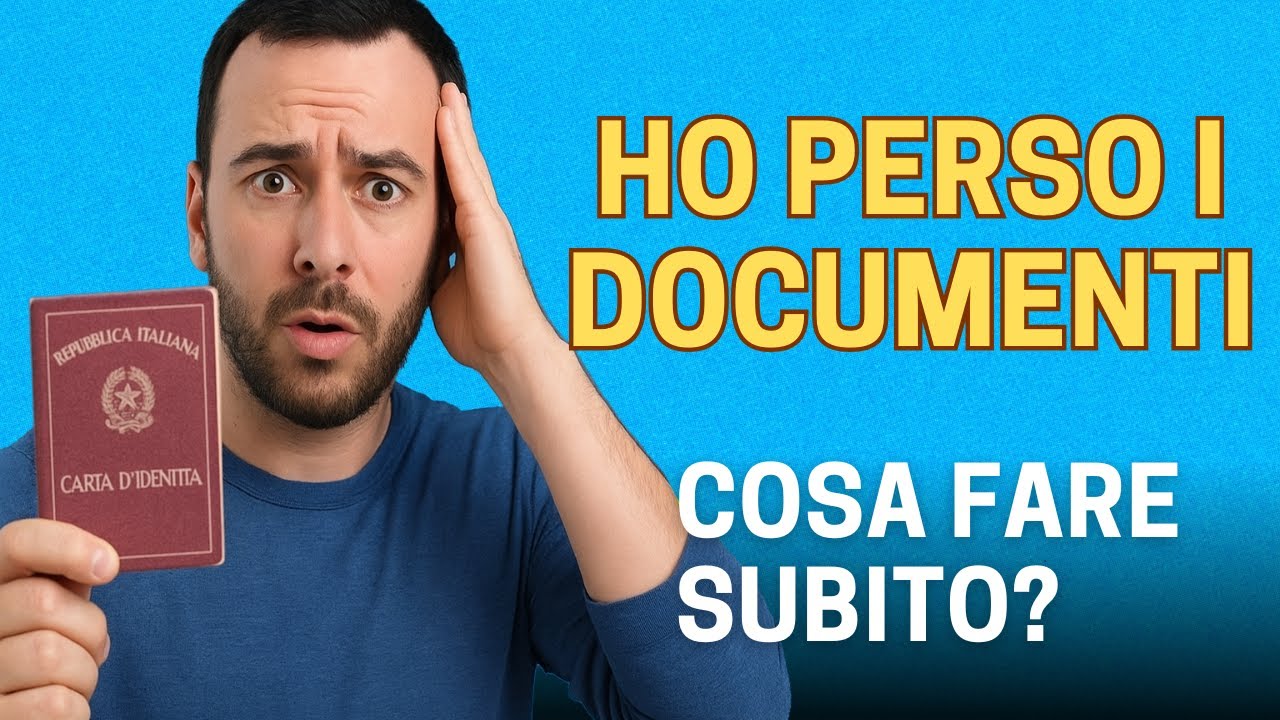 Ho perso i documenti: ecco cosa fare subito! guida pratica passo passo