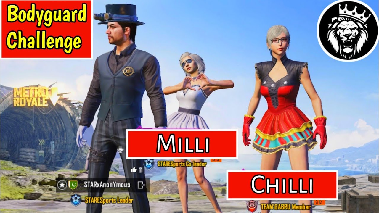 BODYGUARD CHALLENGE / CHILLI - MILLI / Star ANONYMOUS / PUBG MOBILE