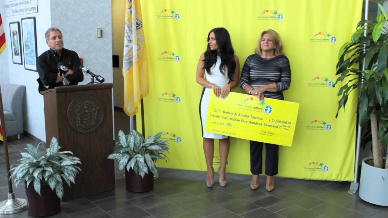 New Jersey Lottery $21.5 Million Pick 6 Press Conference