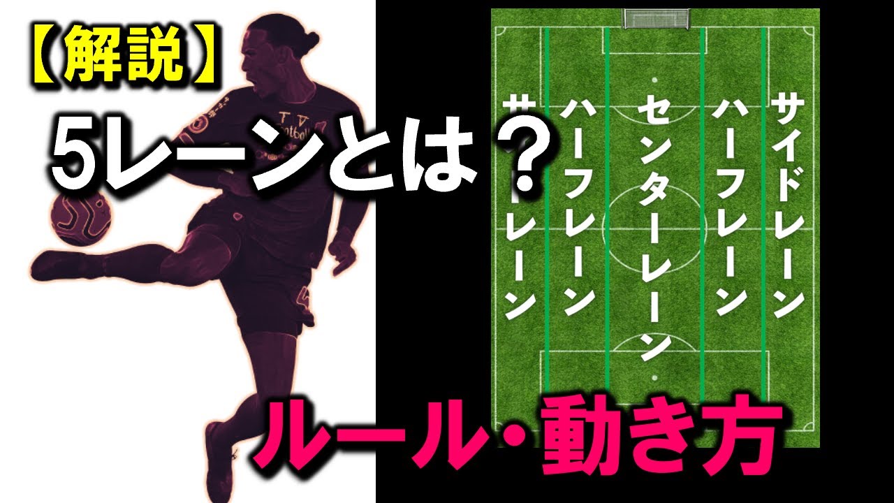 5レーン戦術とは？「どう動くのか？」誰でも分かる解説シリーズ