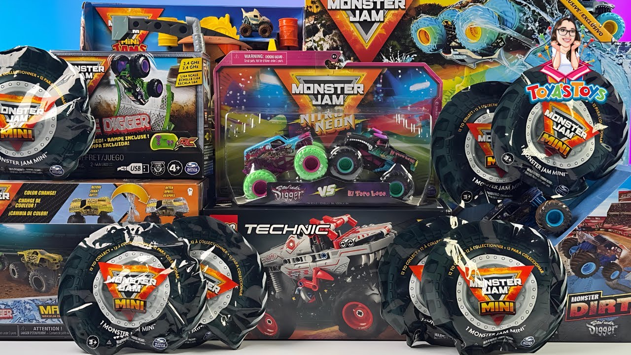 Unboxing and Review of Monster Jam Toys Collection