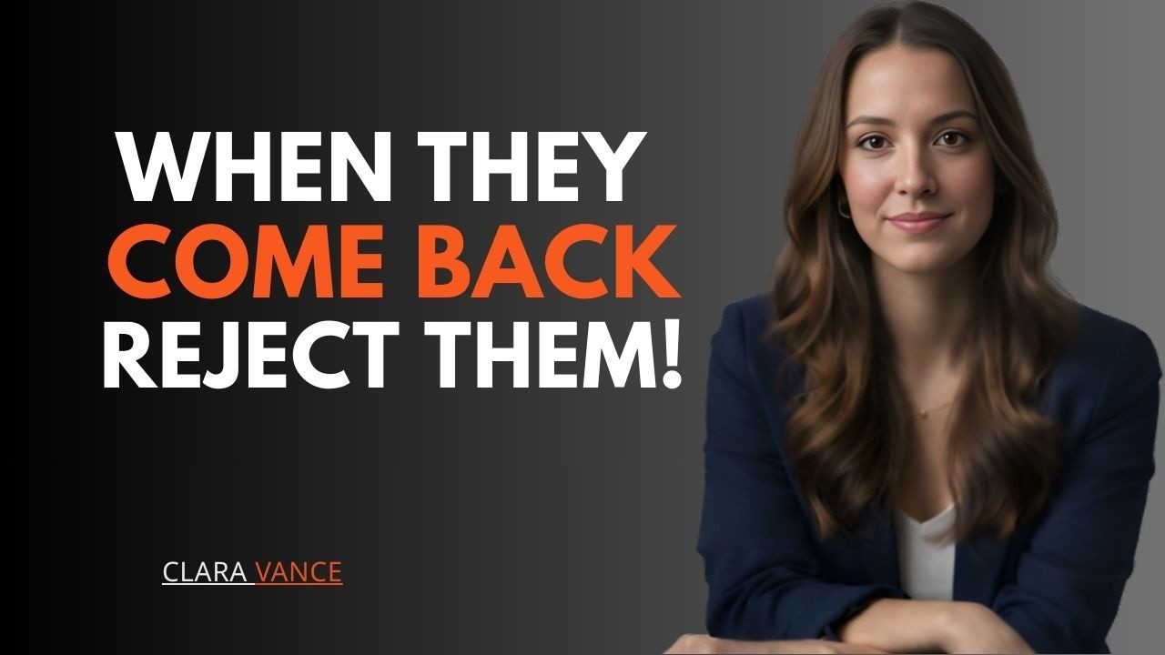 HOW TO RESPOND WHEN AN AVOIDANT COMES BACK — REJECT THEM THE RIGHT WAY || CLARA VANCE