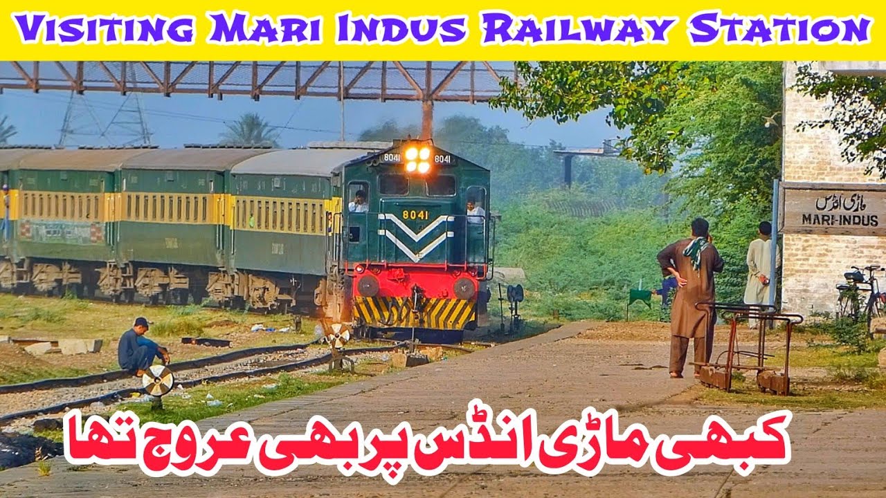 Mari Indus Railway Station & Kala Bagh Railway Bridge detailed Review #kalabagh #mariindus