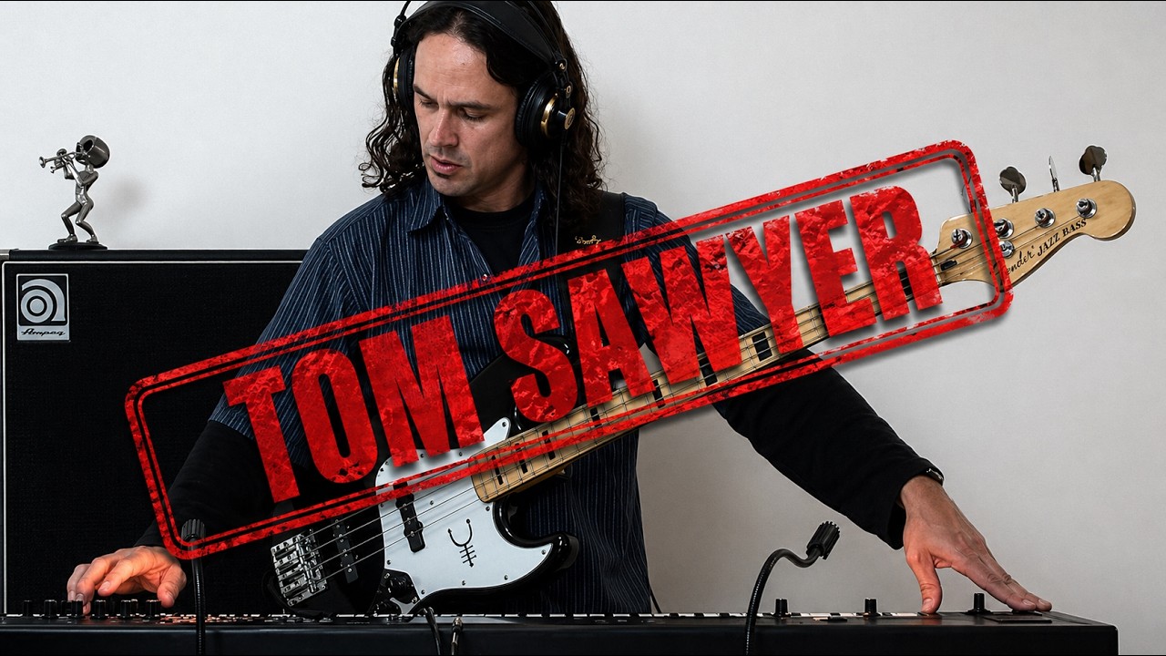 RUSH - TOM SAWYER (Bass, Synth & Pedals) cover by RICK BENDER