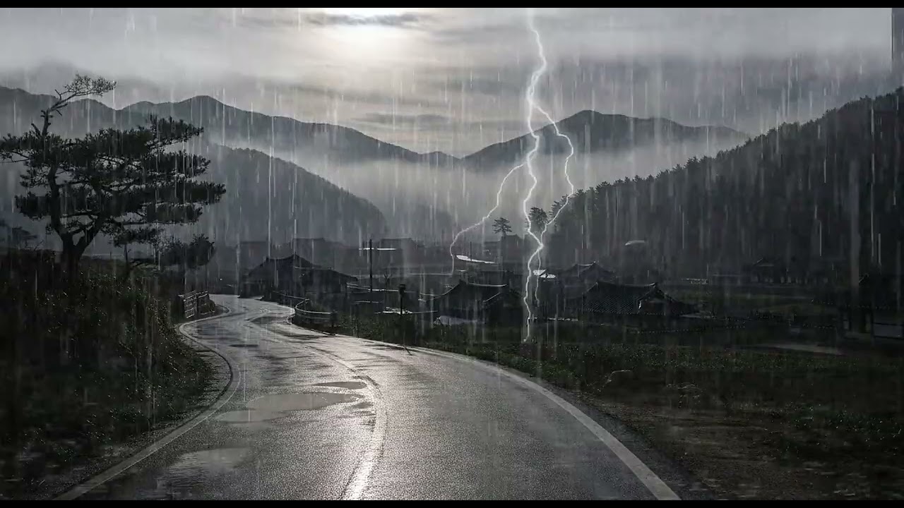 Gentle Rain at Night – Perfect Sounds for Sleep and Relaxation