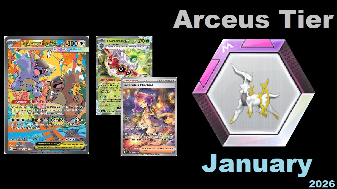 Reaching Arceus Tier For January 2026! - Mega Kangaskhan ex + Forretress ex - Standard -PTCG Live-