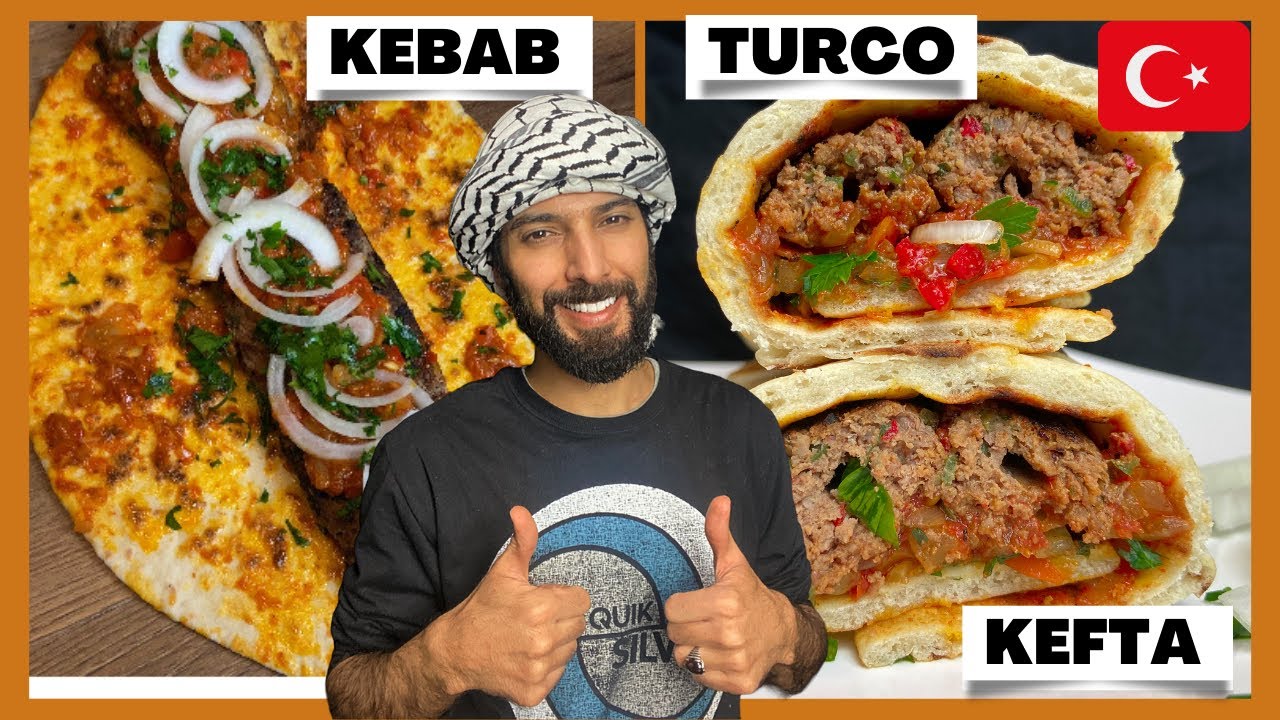 Kebab ou Kefta Receita turca aprenda a fazer passo a passo