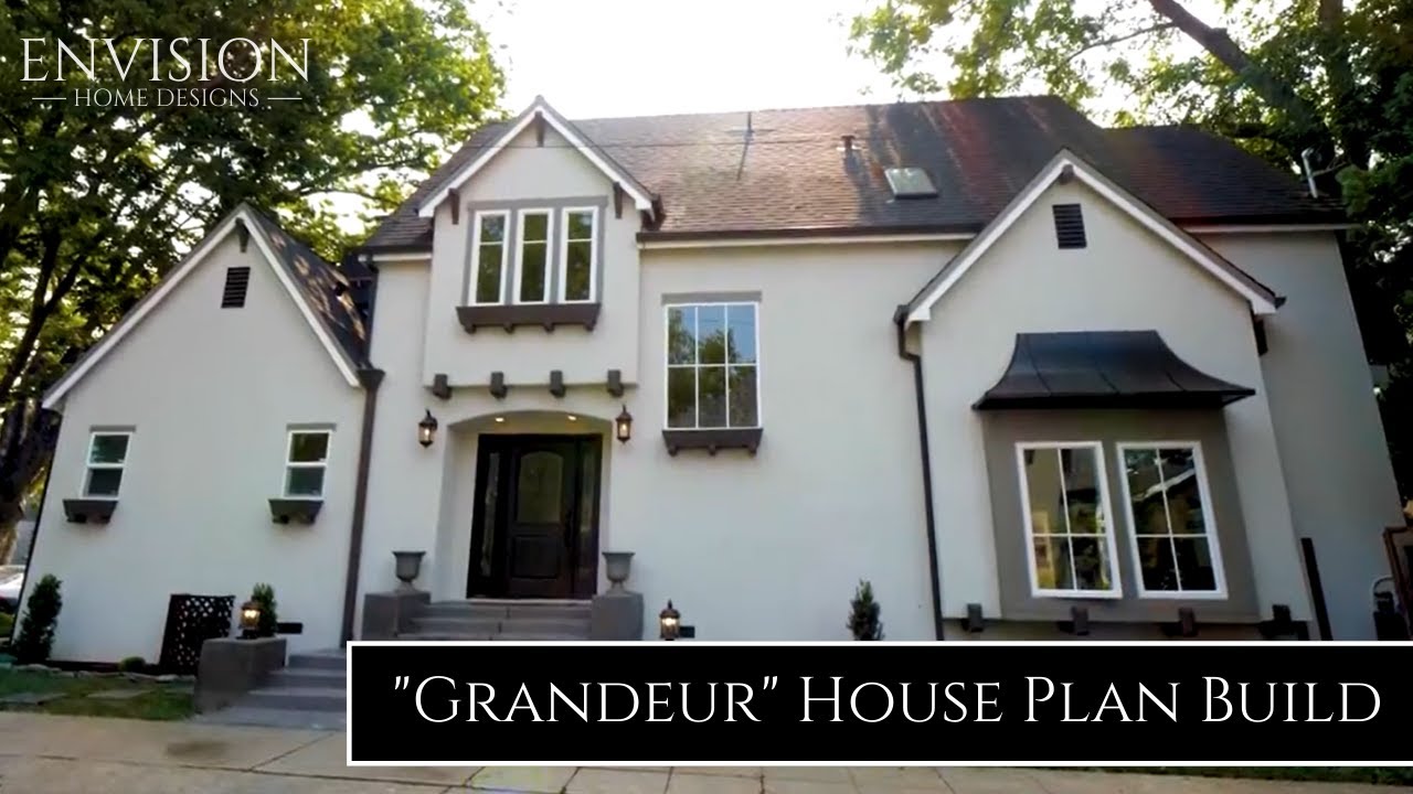 Completed Build of The Grandeur House Plans - Home Walkthrough