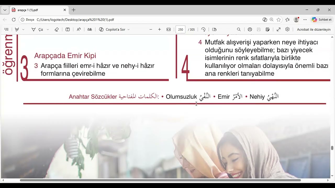 EN TEMEL ARAPÇA 1.KİTAP 9. ÜNİTE 1.BÖLÜM