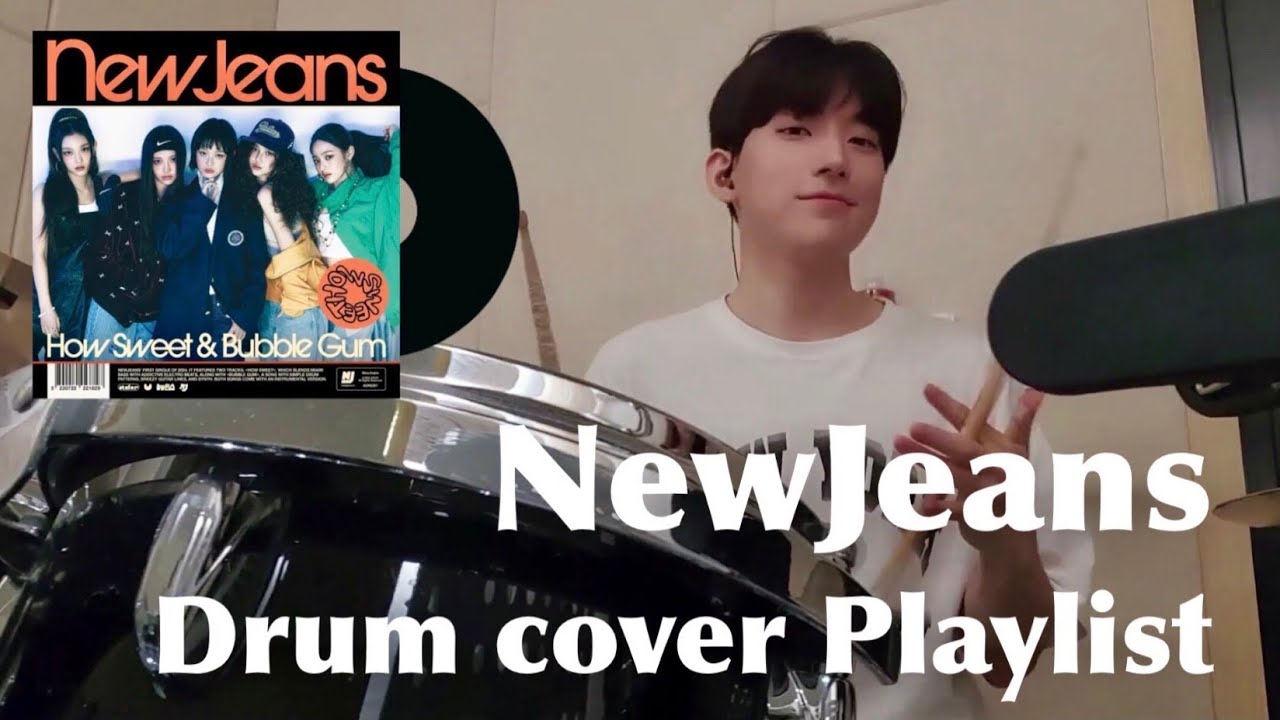 NewJeans Drum Cover Playlist🎵 지난 1년동안의 뉴진스 드럼커버 모음집🐰
