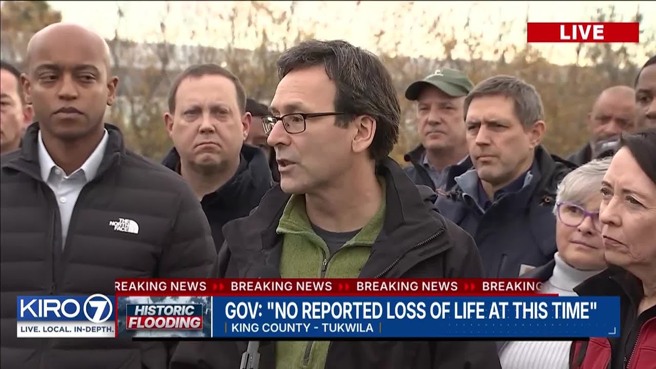 Gov. Bob Ferguson provides update on flooding response