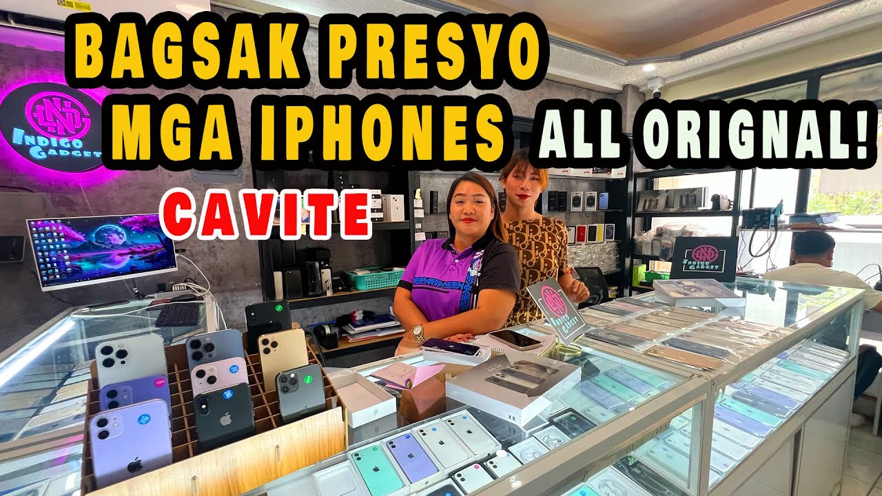PINAKAMALAKING IPHONE STORE NA NAKITA KO DITO SA CAVITE BAGSAK PRESYO ALL ORIGNAL!