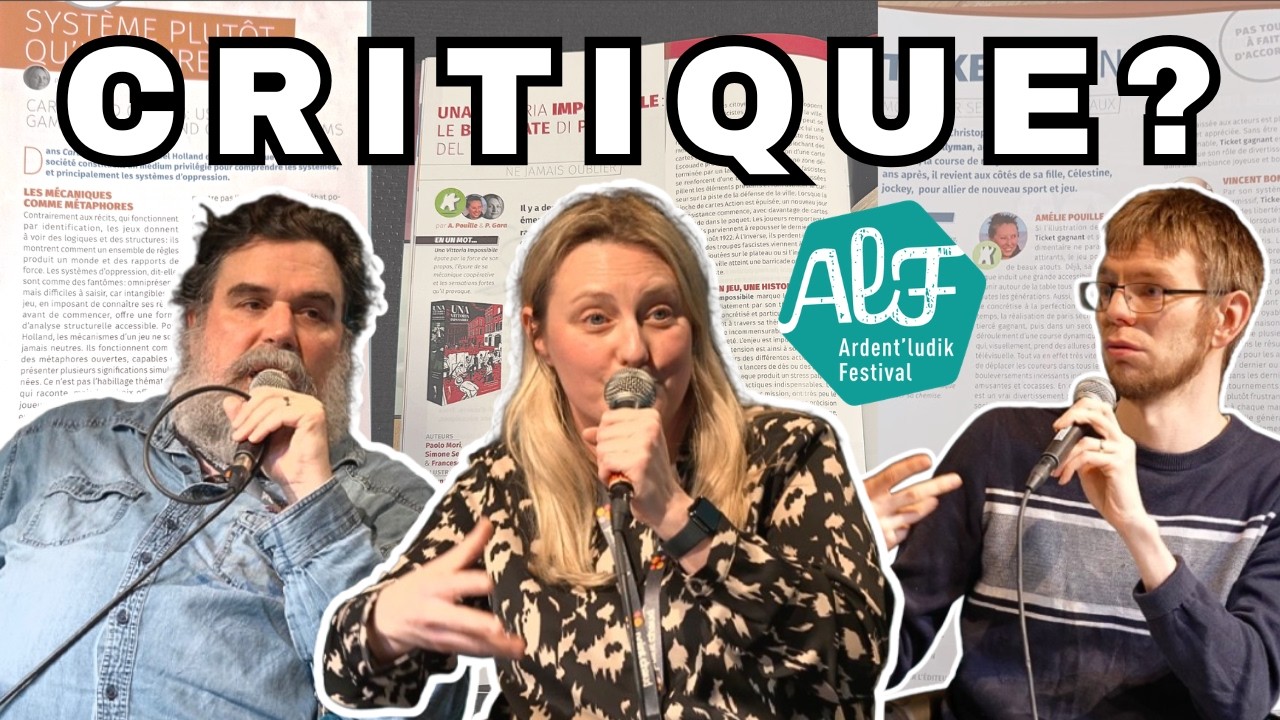 Comment CRITIQUER un jeu de soci&eacute;t&eacute; ? &middot; Polgara, Michel Dufranne, Boris Krywicki &middot; ALF 2026