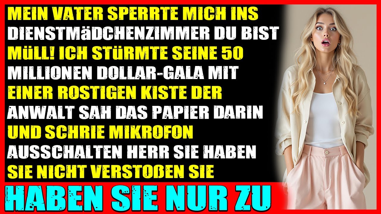 Mein Vater sperrte mich ein also tauchte ich bei seiner Gala auf