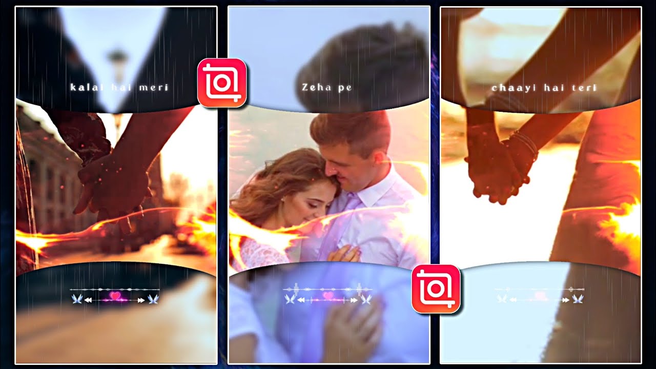 Trending Couple Lyrics Video Editing Tutorial #inshot