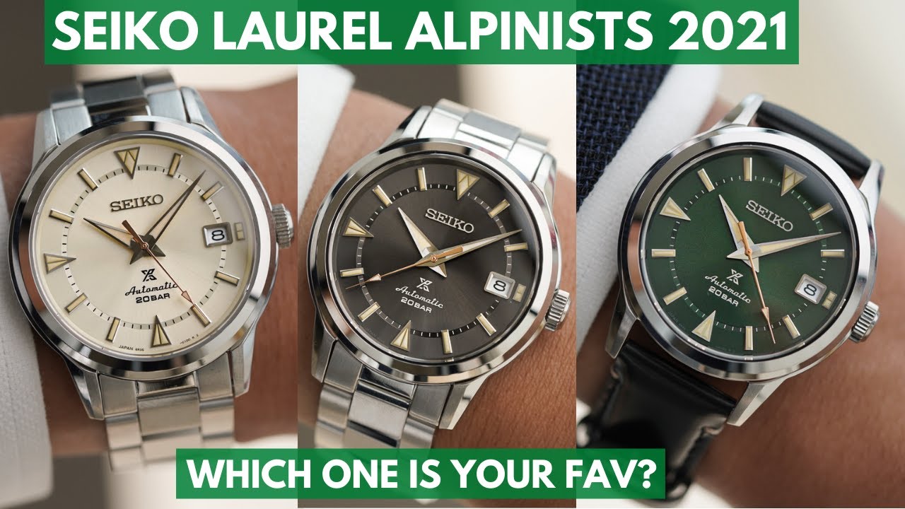 Seiko Laurel Alpinist и сравнение с Baby Alpinist! SJE085, SPB241, SPB243, SPB245
