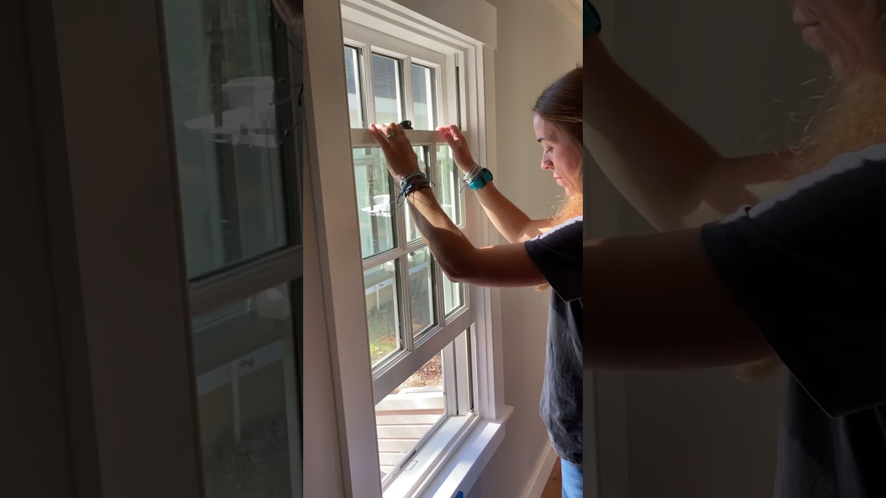 How to operate a Pella Double Hung Windows #installation #window #construction