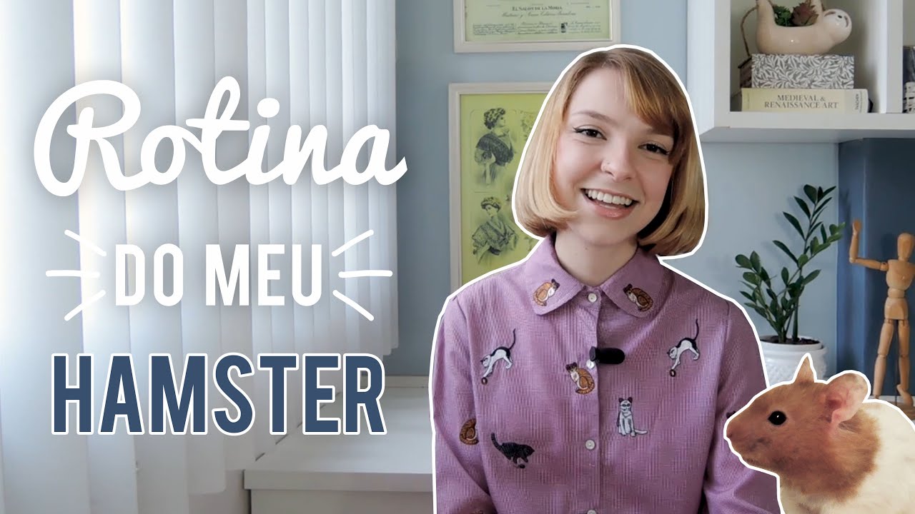 A rotina do meu hamster 🕗🐹