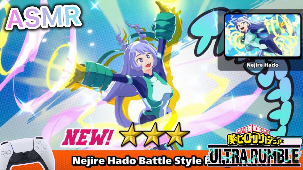 Поддержка Неджире в режиме Ultra Rumble в My Hero Academia (ASMR)